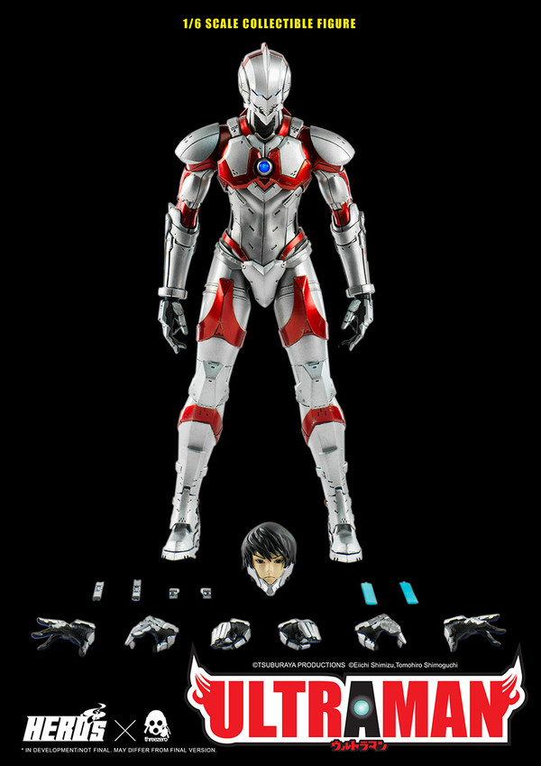 Hayata Shinjirou, Ultraman, ULTRAMAN, ThreeZero, Ken Elephant, Action/Dolls, 1/6, 4589573450901