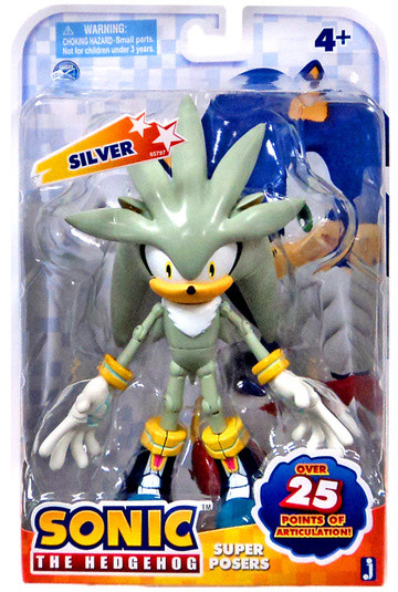 Silver the Hedgehog, Sonic The Hedgehog, Jazwares, Action/Dolls