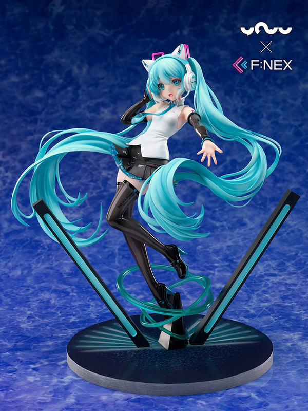 Hatsune Miku (Nekomimi Headphone), Piapro Characters, FuRyu, Pre-Painted, 1/7, 4589584952289