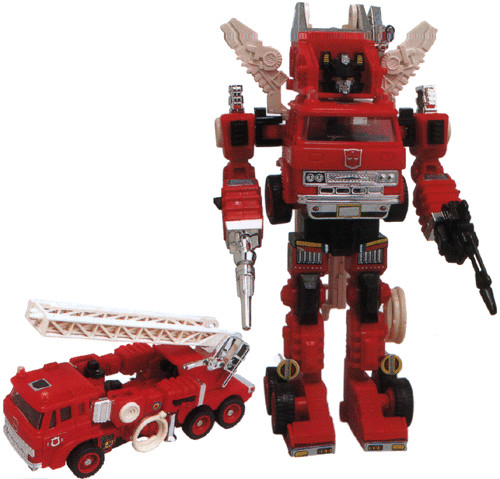 Inferno, Transformers, Takara, Action/Dolls