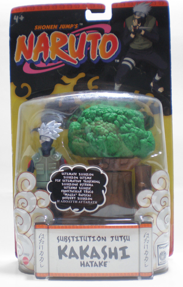 Hatake Kakashi (Substitution Jutsu), Naruto, Mattel, Action/Dolls