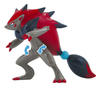 Zoroark, Gekijouban Pocket Monsters Diamond & Pearl: Gen'ei No Hasha Zoroaaku, Takara Tomy A.R.T.S, Action/Dolls