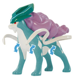 Suicune, Gekijouban Pocket Monsters Diamond & Pearl: Gen'ei No Hasha Zoroaaku, Takara Tomy A.R.T.S, Action/Dolls