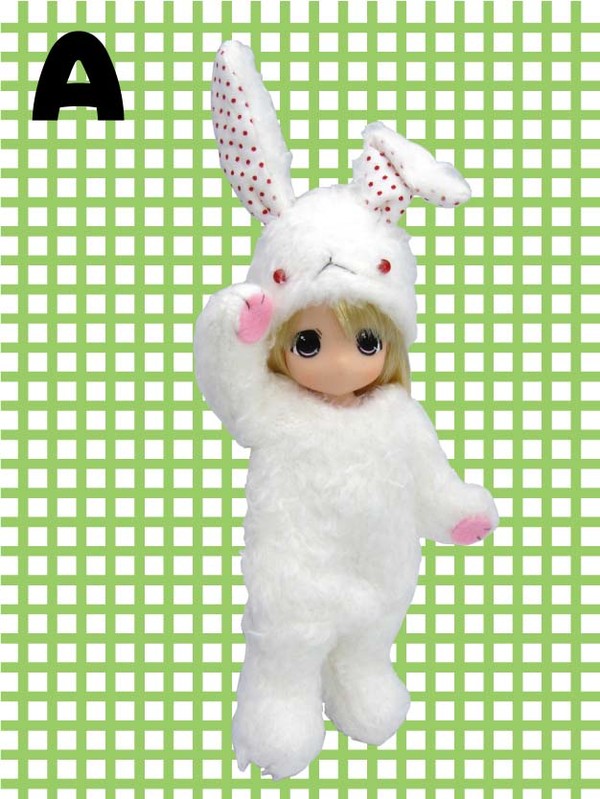 Chokochoko Moko-chan, Moko-chan [114568] (Mofumofu rabbit, White), Mama Chapp Toy, Obitsu Plastic Manufacturing, Action/Dolls, 1/6
