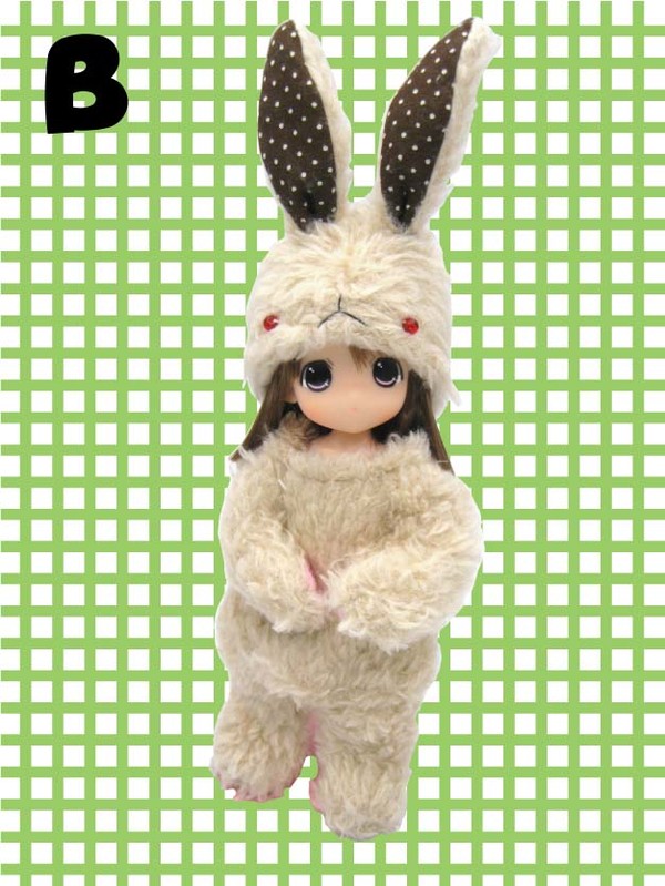 Chokochoko Moko-chan, Moko-chan [114569] (Mofumofu rabbit, Light Brown), Mama Chapp Toy, Obitsu Plastic Manufacturing, Action/Dolls, 1/6
