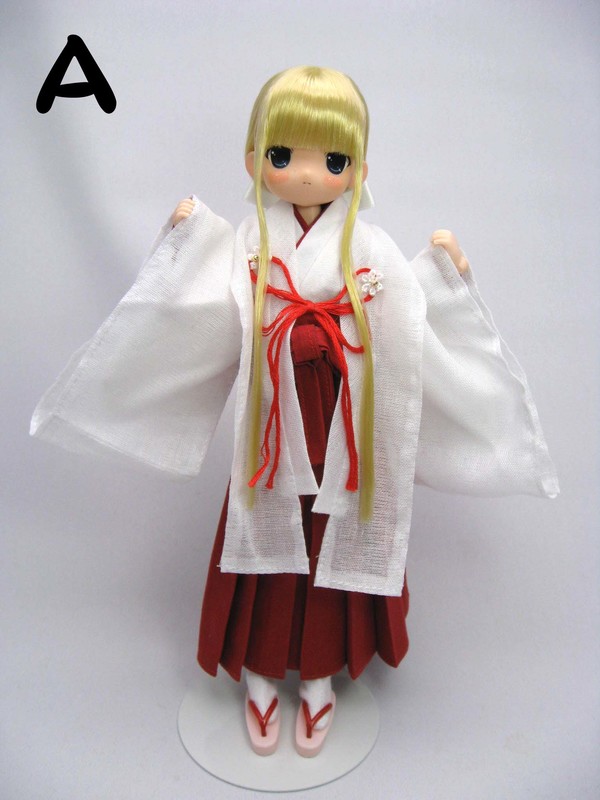 ChiiChi-chan [114574] (Miko costume, Blonde), Mama Chapp Toy, Obitsu Plastic Manufacturing, Action/Dolls, 1/6