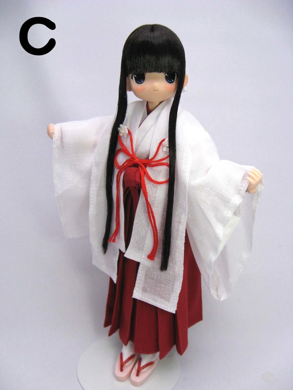 ChiiChi-chan [114575] (Miko costume, Black Hair), Mama Chapp Toy, Obitsu Plastic Manufacturing, Action/Dolls, 1/6