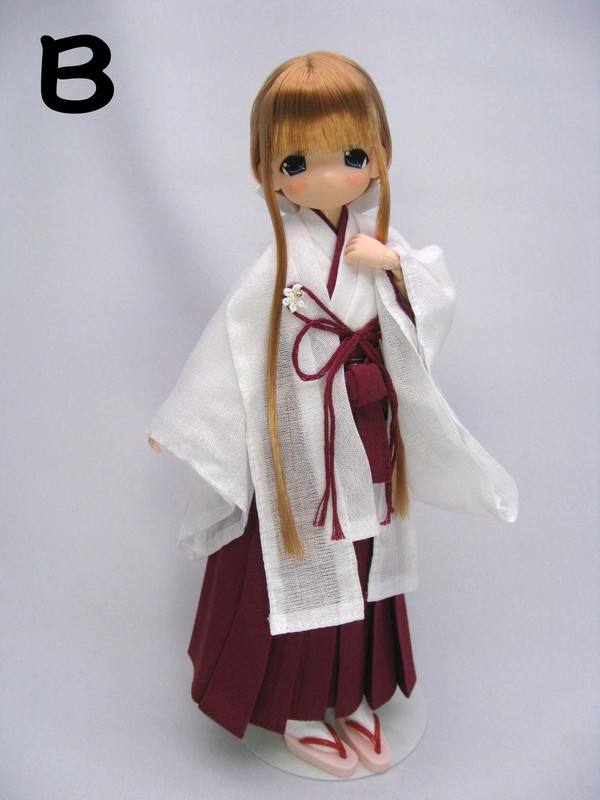 Naana-chan [114576] (Miko costume, Blonde), Mama Chapp Toy, Obitsu Plastic Manufacturing, Action/Dolls, 1/6