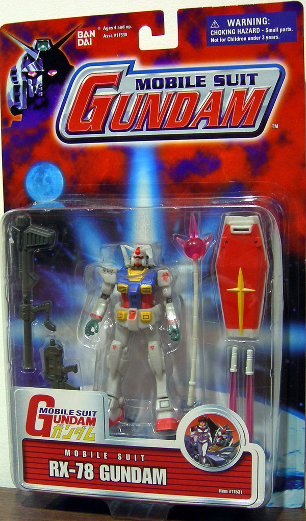 RX-78-2 Gundam (4.5 Inch Action Figure), Kidou Senshi Gundam, Bandai, Action/Dolls