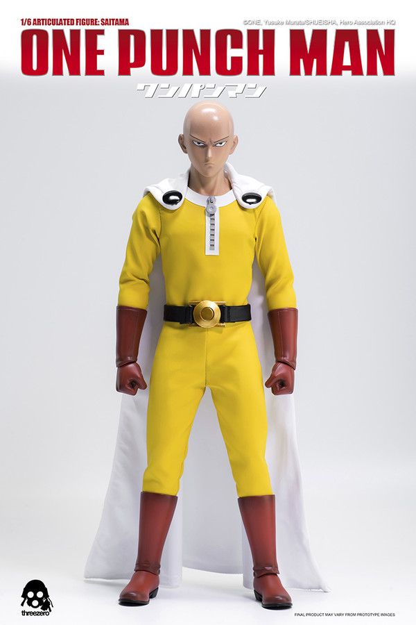Saitama, One Punch Man, ThreeZero, Action/Dolls, 1/6, 4580416921640