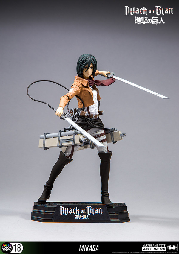 Mikasa Ackerman, Shingeki No Kyojin, McFarlane Toys, Action/Dolls