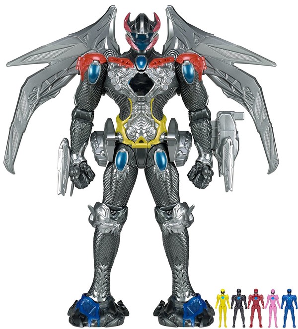 Black Ranger, Blue Ranger, Megazord, Pink Ranger, Red Ranger, Yellow Ranger (Interactive), Power Rangers (2017), Bandai, Action/Dolls, 4549660176329