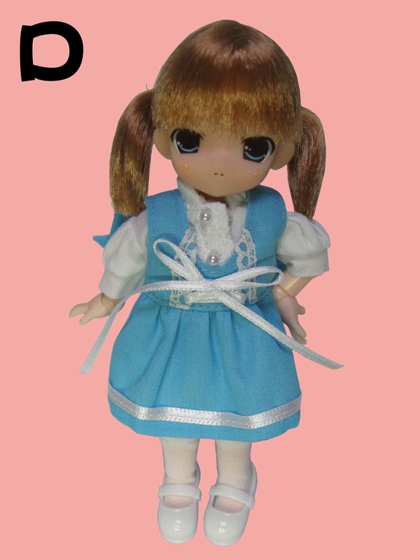 Chokochoko Remiru, Remiru [115493] (Cafe costume, Light Blue Clothes), Mama Chapp Toy, Obitsu Plastic Manufacturing, Action/Dolls, 1/6