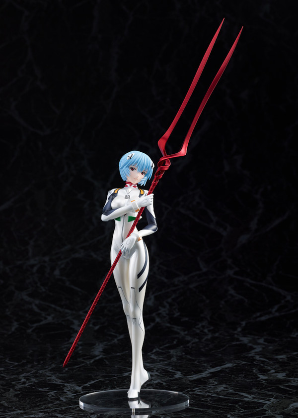 Ayanami Rei (Plugsuit Style, Pearl Color Edition), Evangelion Shin Gekijouban, Wave, Pre-Painted, 1/7, 4943209611829