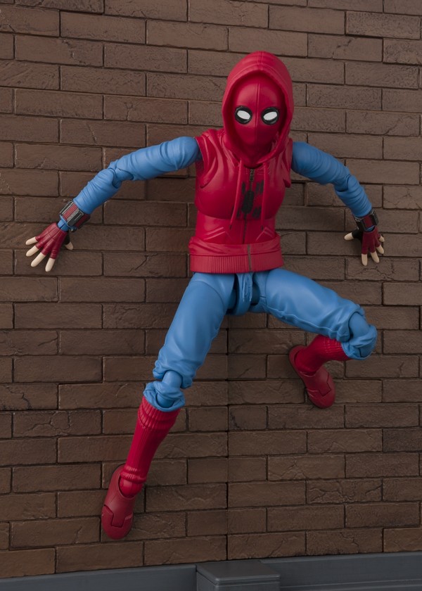Spider-Man (Home Made Suit, Tamashii Act Wall set), Spider-Man: Homecoming, Bandai, Action/Dolls