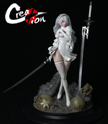 YoRHa No.2 Type B (2B Resin Statue White), NieR:Automata, NieR:Automata Ver1.1a, Individual Sculptor, Pre-Painted, 1/4