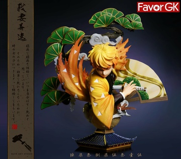 Agatsuma Zenitsu, Chuntarou (Zenitsu Agatsuma Bust Statue with LED), Kimetsu No Yaiba, Individual Sculptor, Pre-Painted