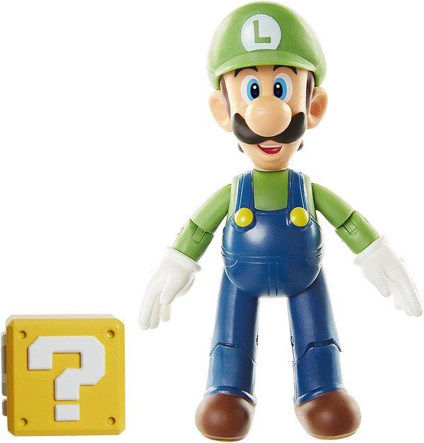 Luigi (Open Hands), Super Mario Brothers, Jakks Pacific, Action/Dolls