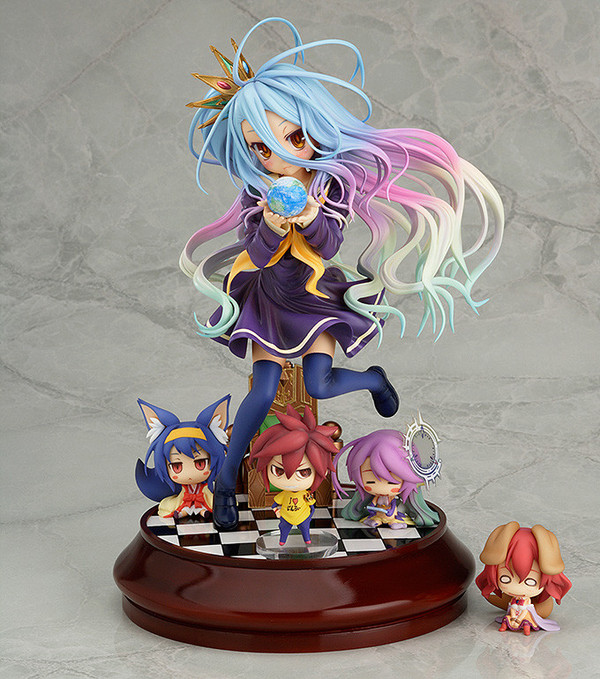Hatsuse Izuna, Jibril, Shiro, Sora, Stephanie Dola, No Game No Life, Phat Company, Pre-Painted, 1/7, 4560308574697