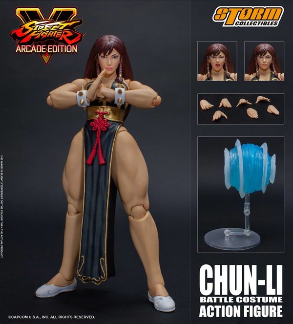 Chun-Li (Battle Costume), Street Fighter V, Storm Collectibles, Action/Dolls, 1/12, 4897072870855