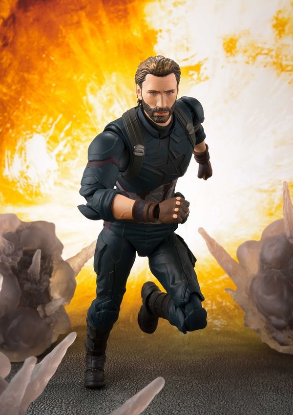 Captain America (& Tamashii Effect Explosion), Avengers: Infinity War, Bandai, Action/Dolls