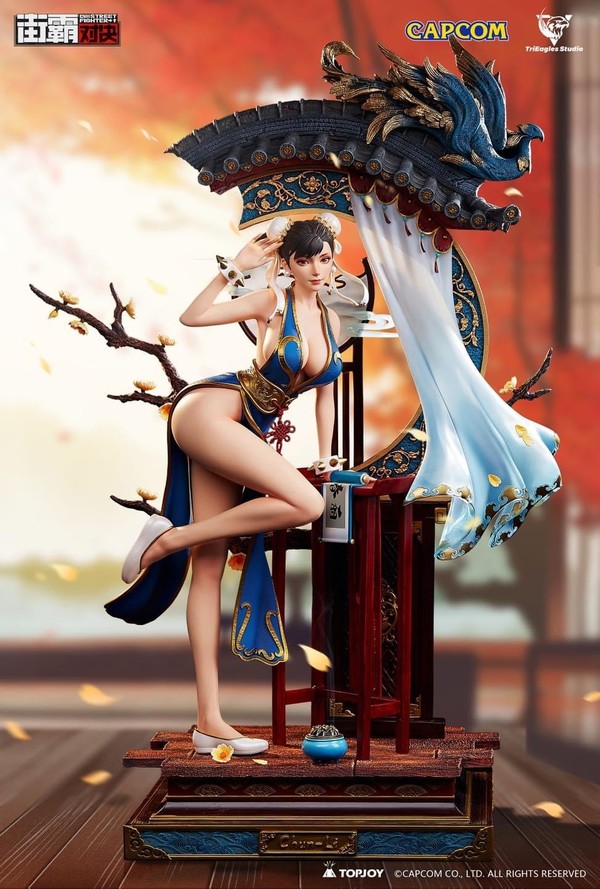 Chun-Li (Blue), Street Fighter: Duel, TriEagles Studio, Pre-Painted, 1/4