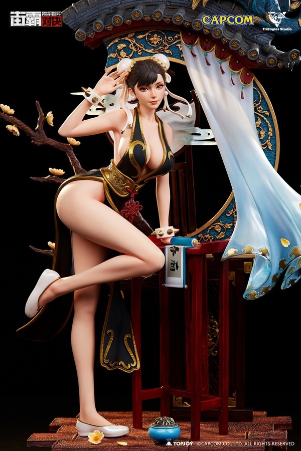 Chun-Li (Black), Street Fighter: Duel, TriEagles Studio, Pre-Painted, 1/4