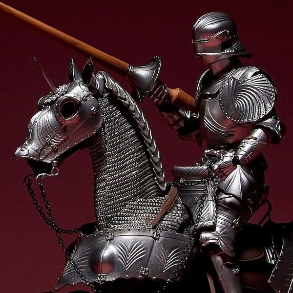 15th Century Gothic Equestrian Armor (Silver), Kaiyodo, Action/Dolls, 4537807120342