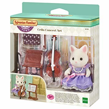 Cello Concert Set (Cello Concert Set), Sylvanian Families, Epoch, Action/Dolls