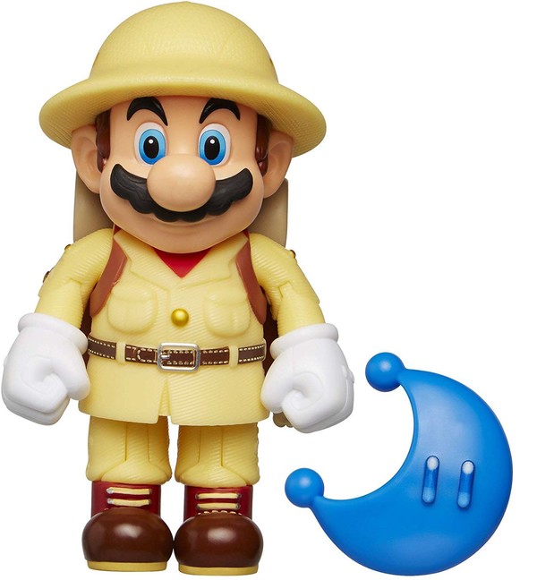 Mario (Explorer Mario), Super Mario Odyssey, Jakks Pacific, Action/Dolls