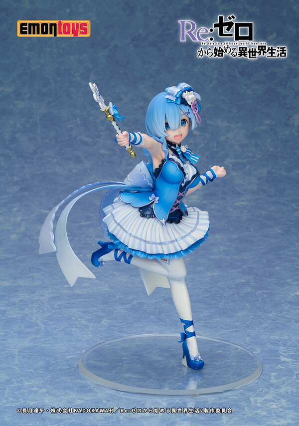 Rem (Magical Girl), Re:Zero Kara Hajimeru Isekai Seikatsu, Emontoys, Pre-Painted, 1/7, 4589619490656