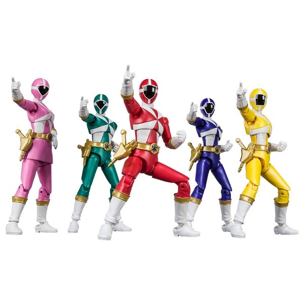 GoPink, KyuuKyuu Sentai GoGoFive, Bandai, Action/Dolls