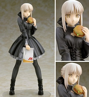 Altria Pendragon (Kuro Saber, Mokyu Mokyu), Fate/Hollow Ataraxia, Alter, Pre-Painted, 1/8, 4560228201406