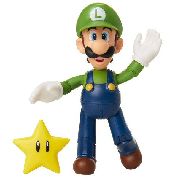 Luigi (Open Hands), Super Mario Brothers, Jakks Pacific, Action/Dolls