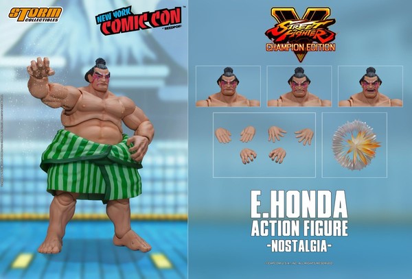 Edmond Honda (Nostalgia), Street Fighter V, Storm Collectibles, Action/Dolls, 1/12