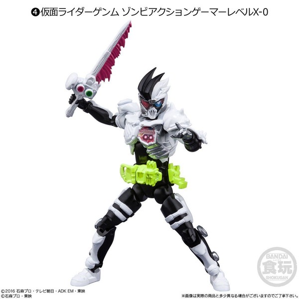 Kamen Rider Genm (Zombie Action Gamer Level X-0), Kamen Rider Ex-Aid, Bandai, Action/Dolls, 4549660551157
