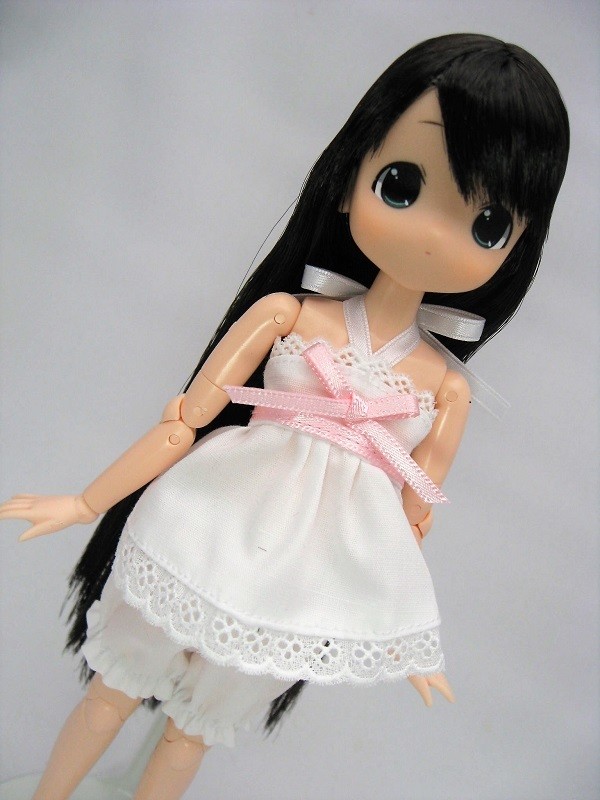 Moko-chan, White BOX [120868] (Black hair, horizontal split, long), Mama Chapp Toy, Obitsu Plastic Manufacturing, Action/Dolls, 1/6