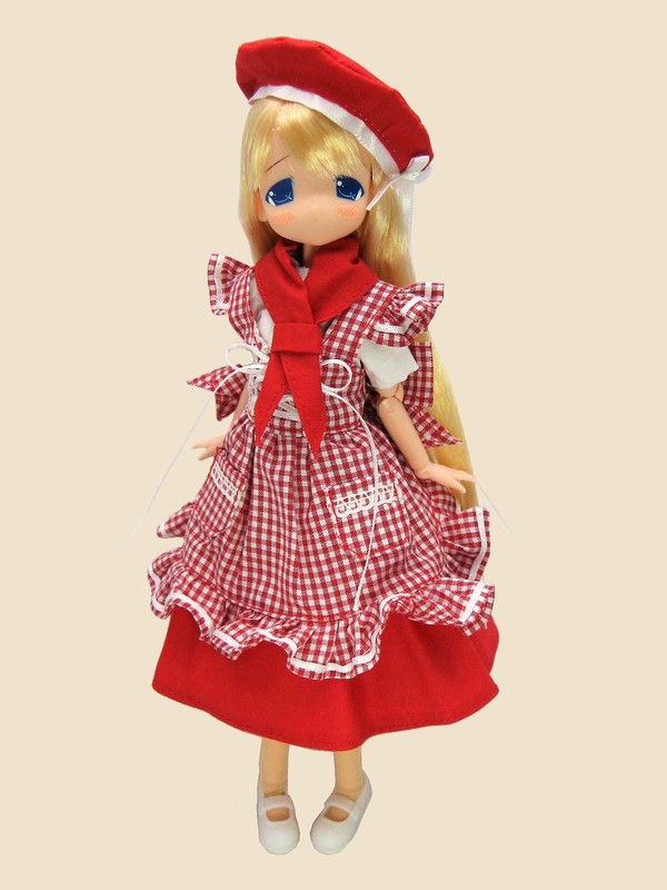 Naana-chan [120869] (Bakery Costume Red Dress), Mama Chapp Toy, Obitsu Plastic Manufacturing, Action/Dolls, 1/6