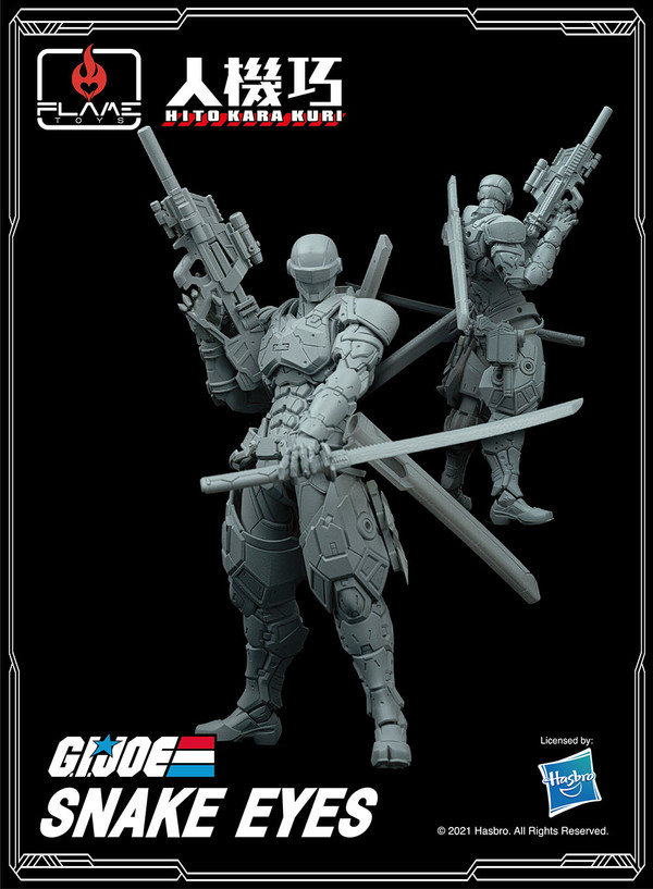 Snake Eyes, G.I. Joe, Flame Toys, Action/Dolls