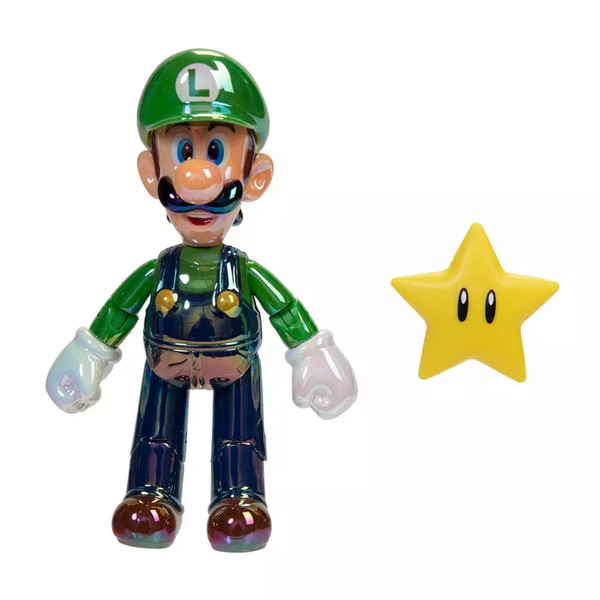 Luigi (Star Power), Super Mario Brothers, Jakks Pacific, Action/Dolls