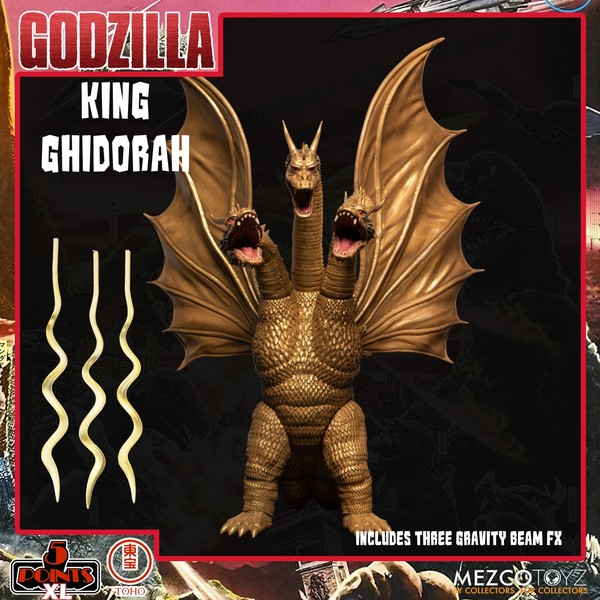 King Ghidorah, Kaijuu Soushingeki, Mezco, Action/Dolls