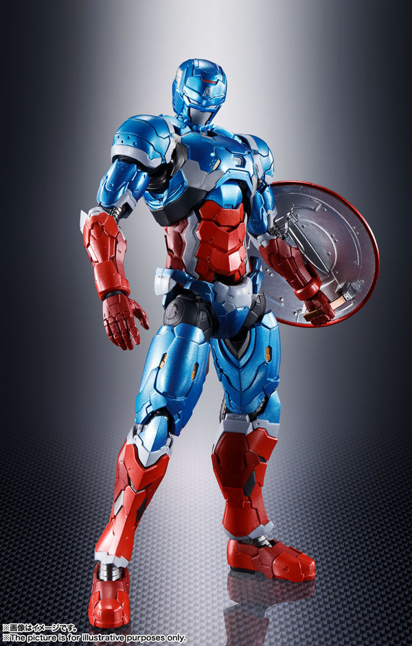 Captain America ((Tech-on Avengers)), Tech-on Avengers, Bandai Spirits, Action/Dolls, 4573102618948