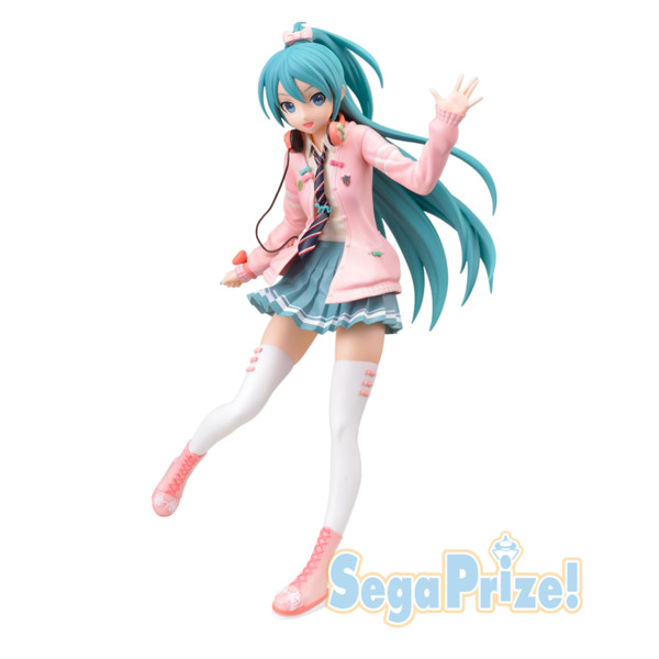 Hatsune Miku (Ribbon Girl), Hatsune Miku -Project DIVA- Arcade Future Tone, SEGA Interactive, Sega Fave, Pre-Painted