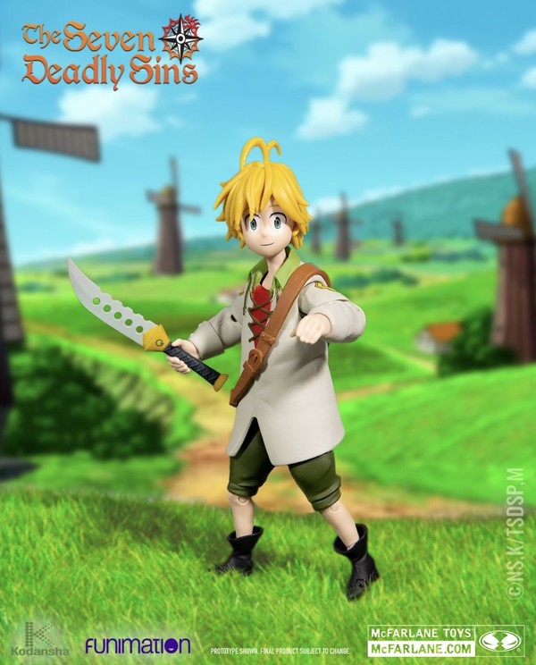 Meliodas, Nanatsu No Taizai, McFarlane Toys, Action/Dolls