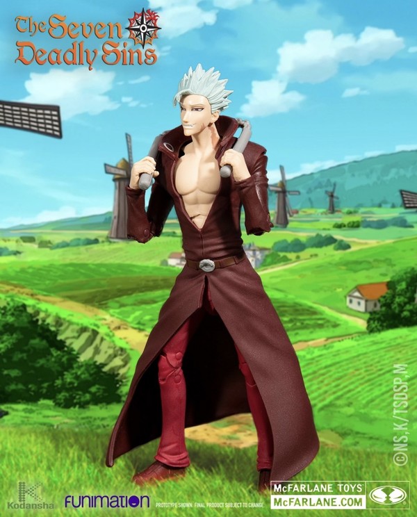 Ban, Nanatsu No Taizai, McFarlane Toys, Action/Dolls