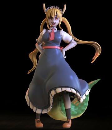 Tooru, Kobayashi-san Chi No Maid Dragon, Individual sculptor, Garage Kit