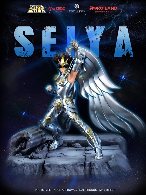 Pegasus Seiya (God Cloth), Saint Seiya, Zodiakos Studio, Pre-Painted, 1/6
