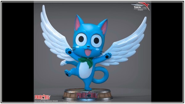 Happy, Fairy Tail, Taka Corp Studio, Pre-Painted, 1/1