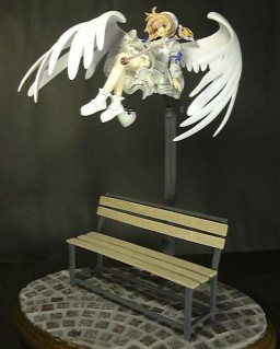 Kinomoto Sakura (on lamp), Card Captor Sakura, Gundoll, Garage Kit, 1/8