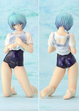 Ayanami Rei (School Swimsuit), Shin Seiki Evangelion, Kurushima, Garage Kit, 1/8